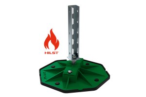 Противопожарная кровельная опора HILST PLATFORM F MV с антивб.ковр. без профиля фото