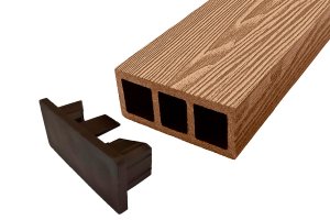 Заглушка для лавочного бруса HILST (перила), венге фото