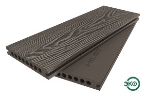 Террасная доска ДПК 22х145 Mokka HILST DECK, R11, 1900кг/м3 фото