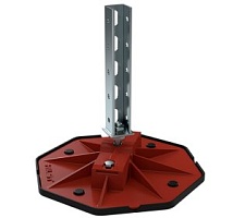 Кровельная поворотная опора HILST PLATFORM MV с корректором угла наклона фото